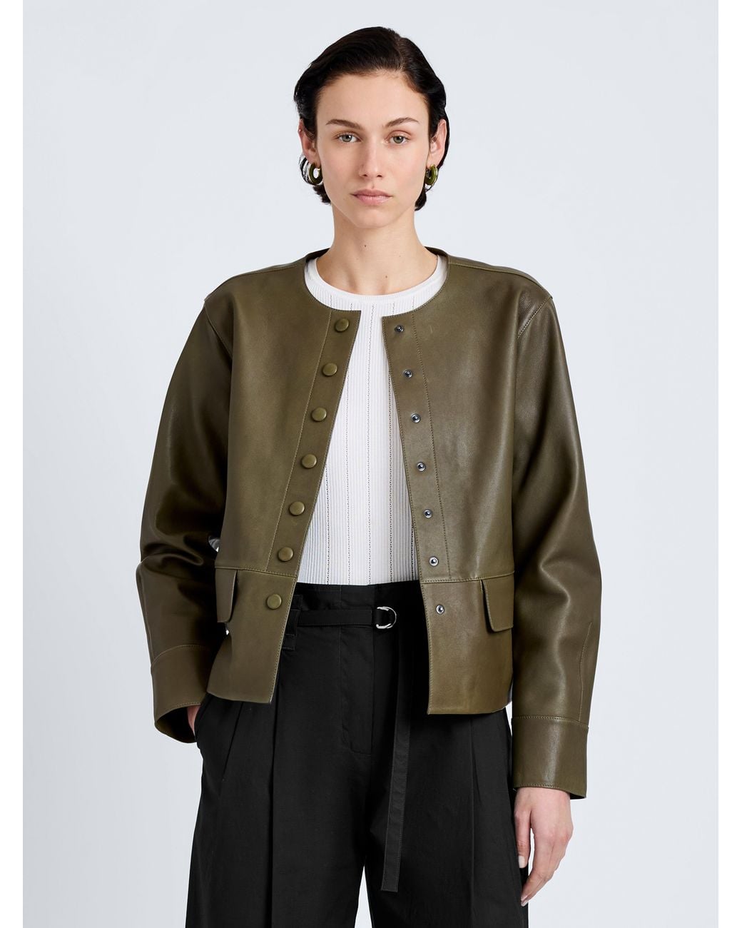 Proenza Schouler Green Robin Jacket