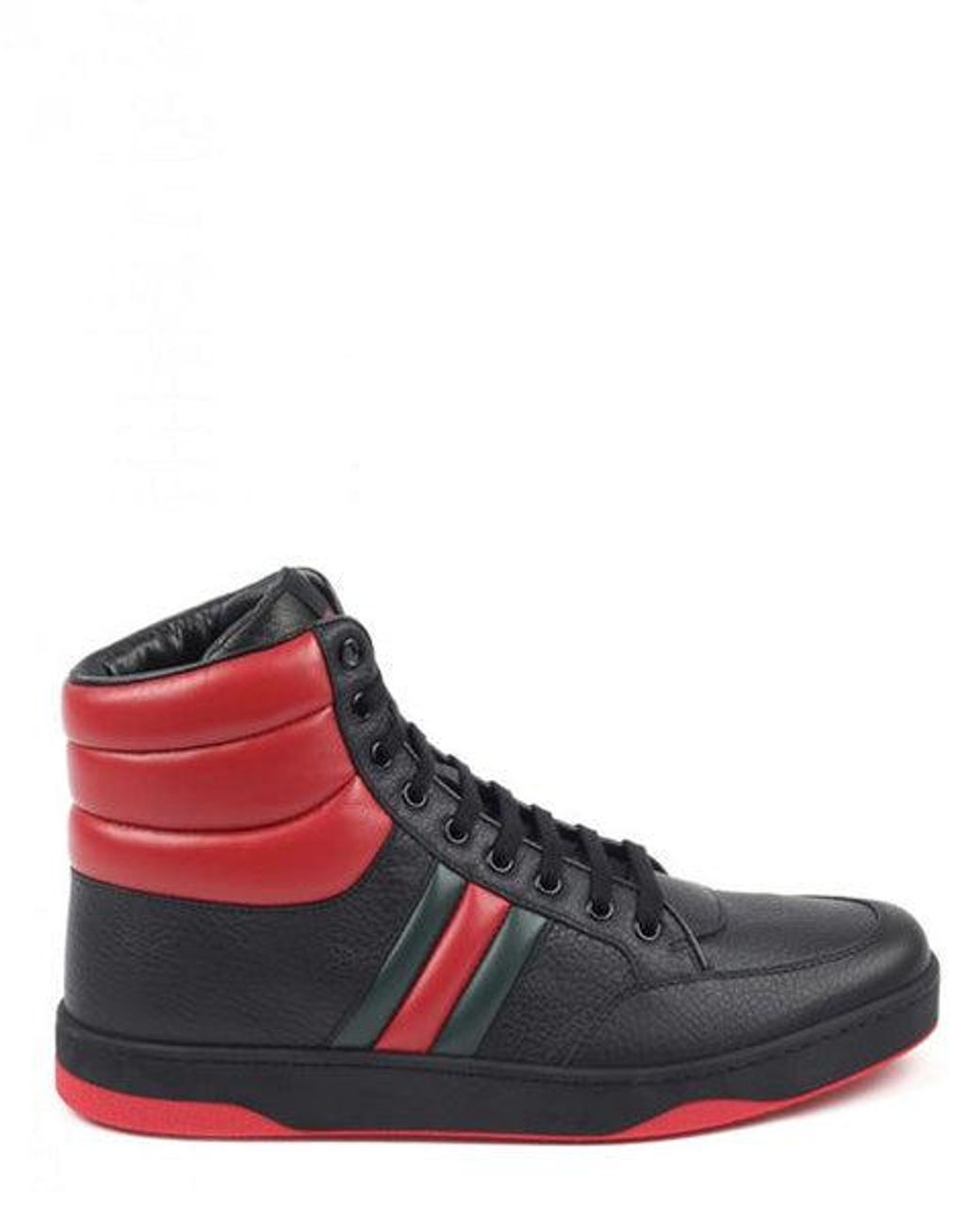 Gucci Black \u0026 Red Leather Contrast 
