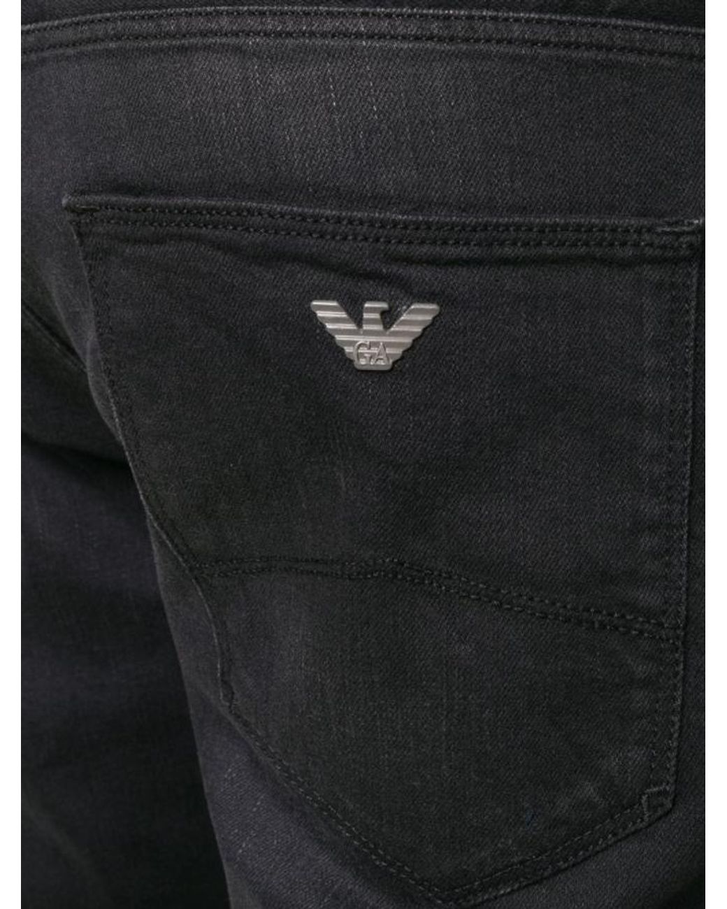 Emporio Armani J06 Slim-fit Jeans in Gray for Men | Lyst