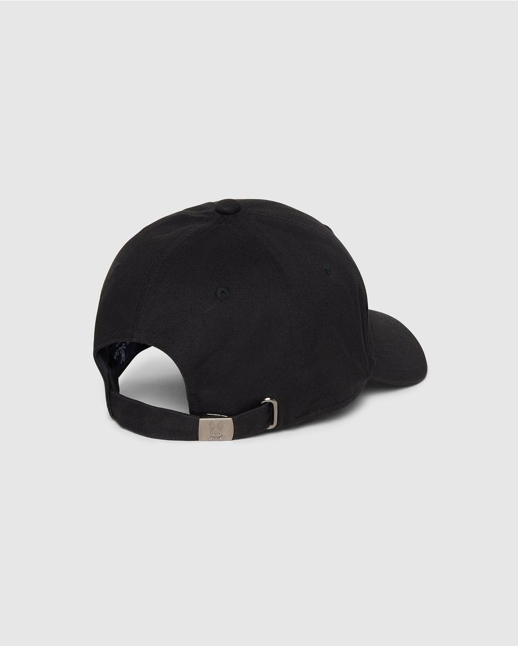 Psycho Bunny Black Classic Baseball Cap for men