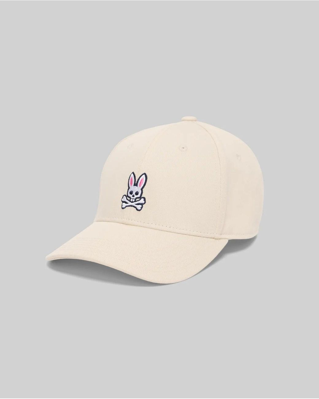 Psycho Bunny White Classic Baseball Cap for men
