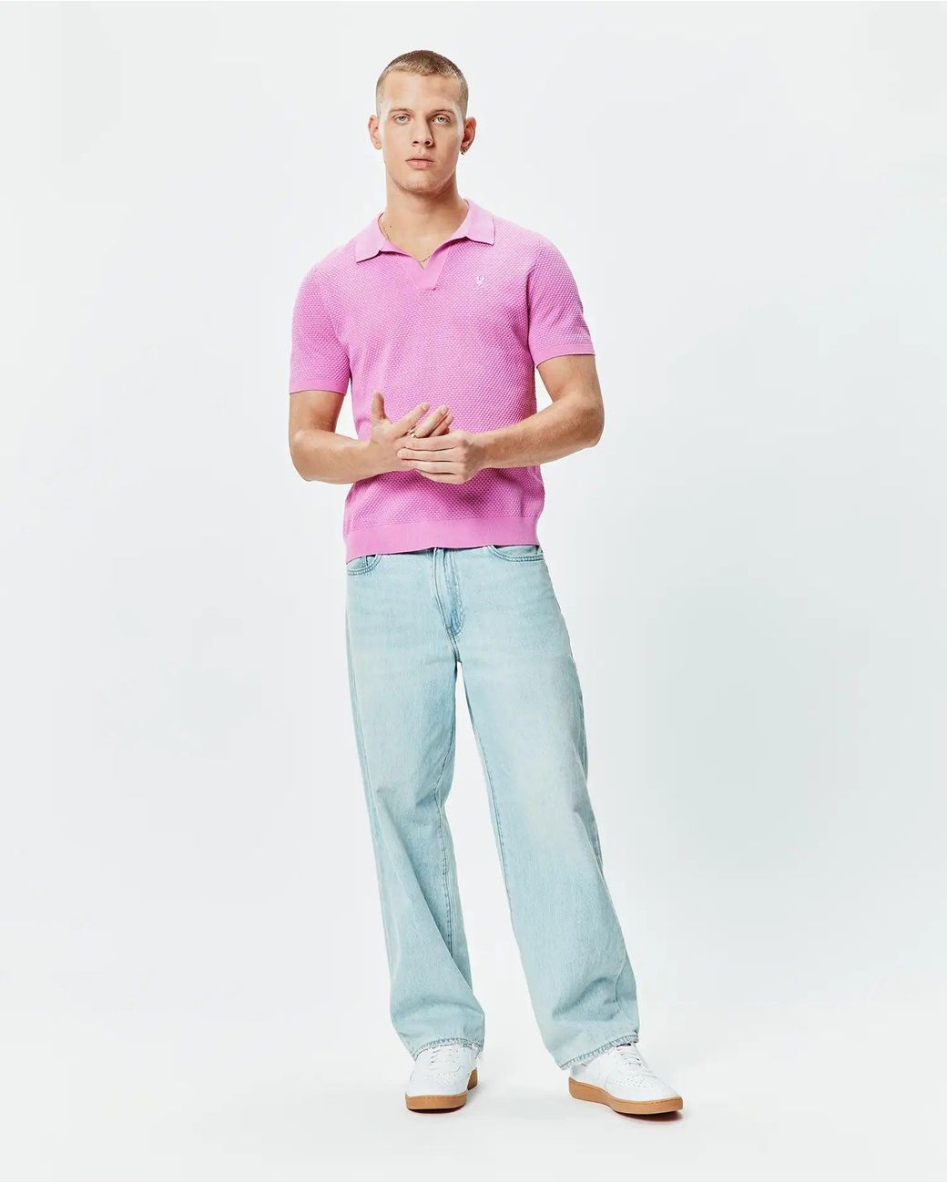 Psycho Bunny Multicolor Devon Knit Polo for men