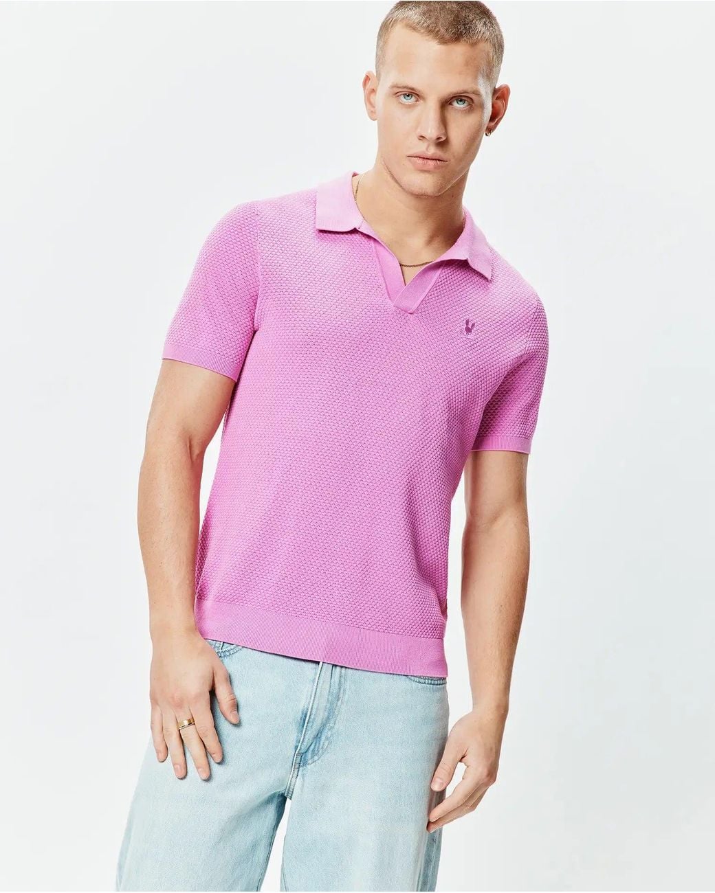 Psycho Bunny Multicolor Devon Knit Polo for men