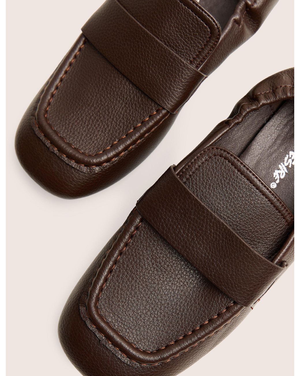Public Desire Natural Kelsy Brown Loafers