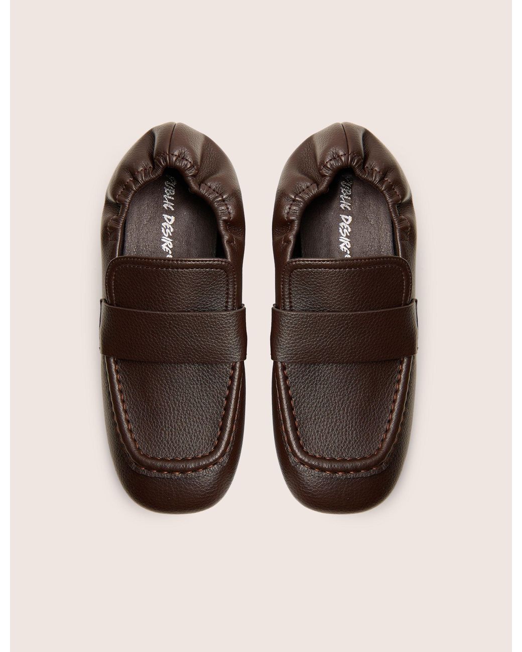 Public Desire Natural Kelsy Brown Loafers