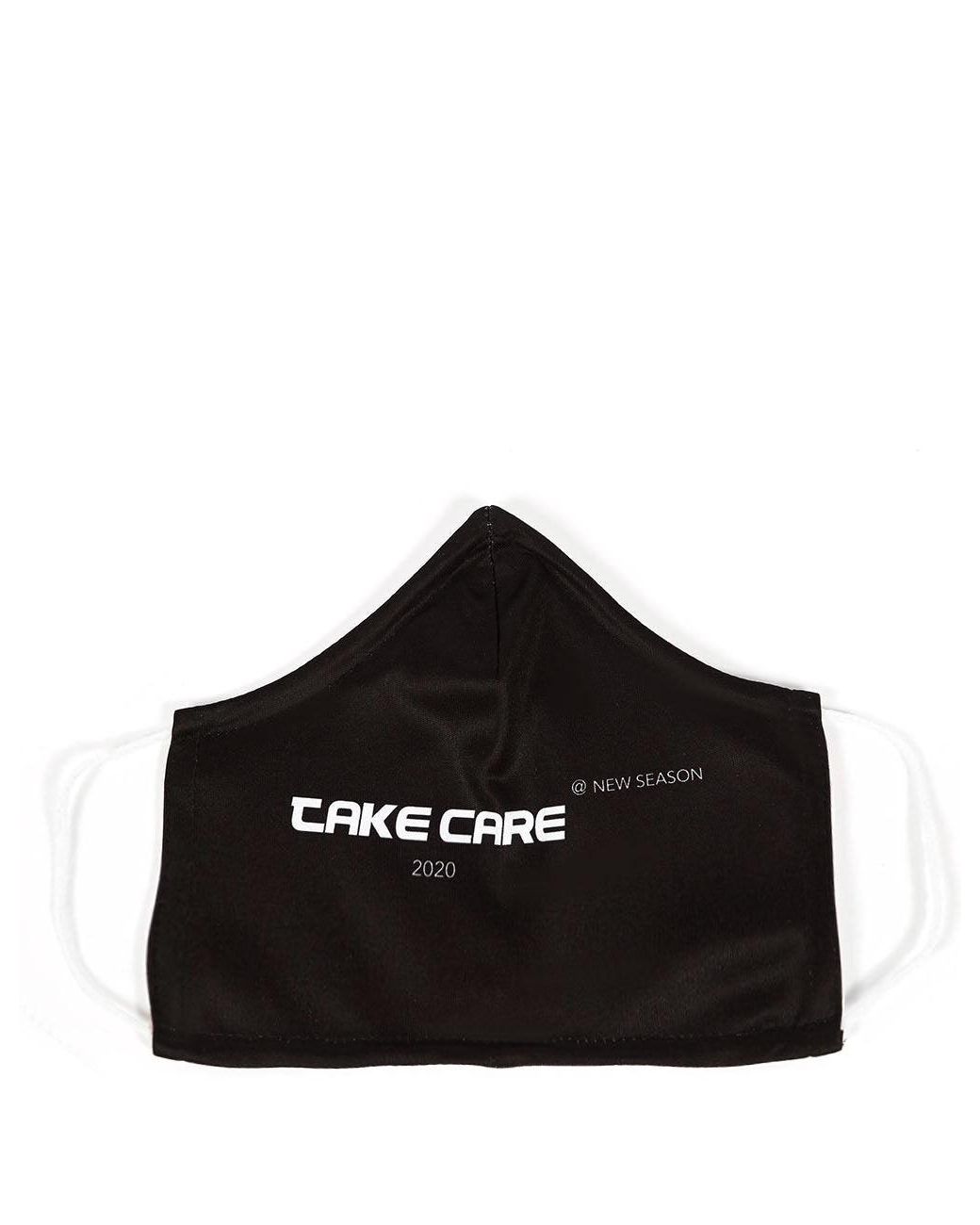 Public Desire Black Take Care Slogan Fashion Face Mask