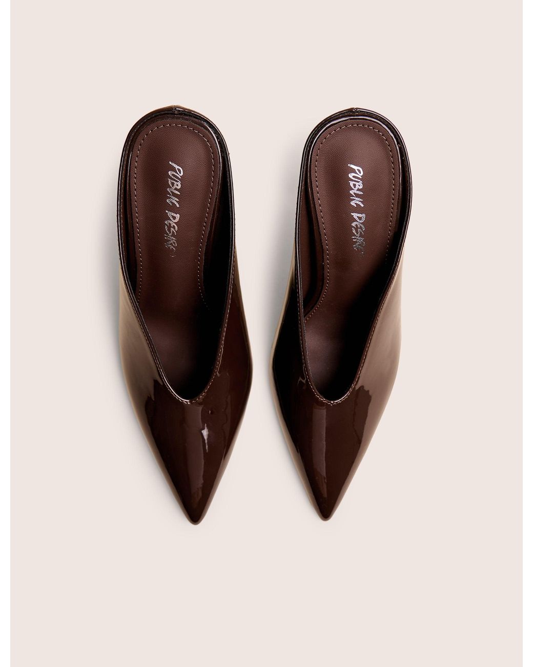 Public Desire Natural Elixr Chocolate Patent Court High Heels