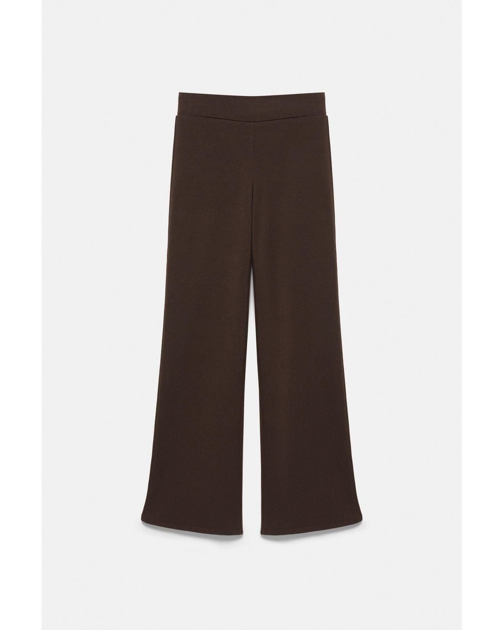 Pull&Bear Flared Broek Soft Touch in het Multicolor