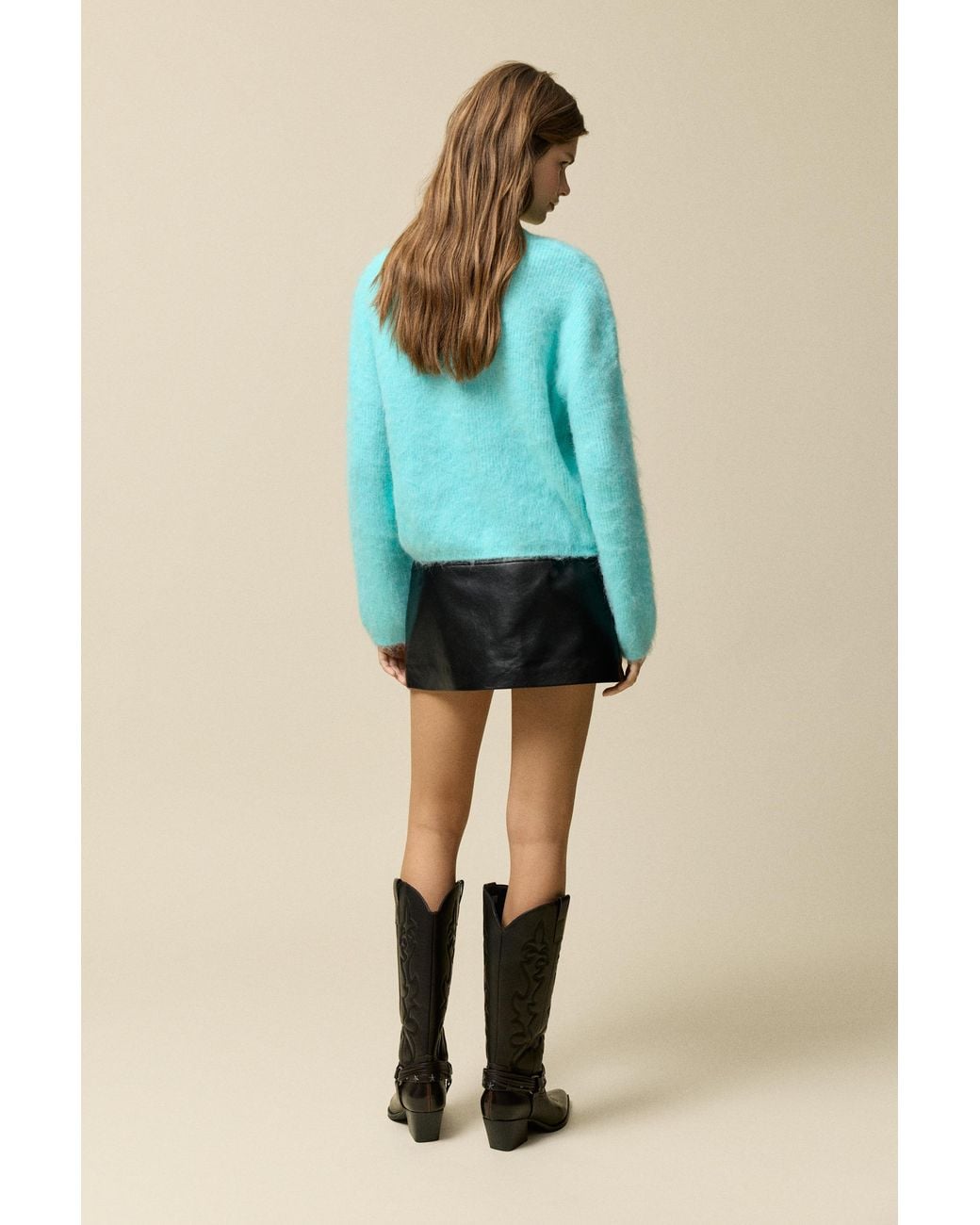 Pull&Bear Blue Soft-Touch Knit Jumper