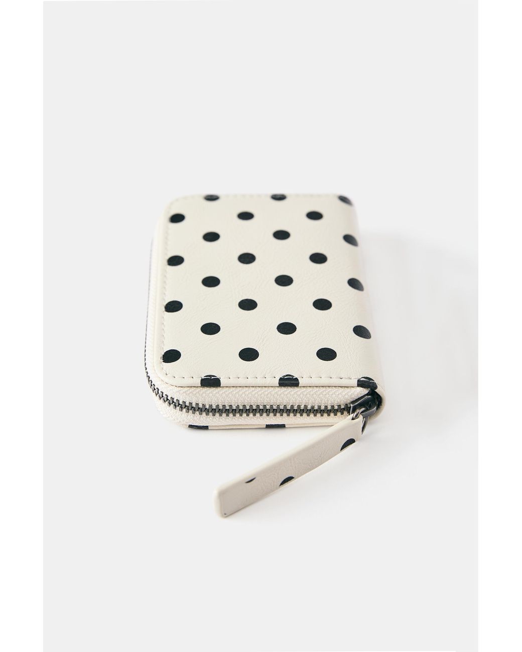 Pull&Bear White Polka Dot Purse