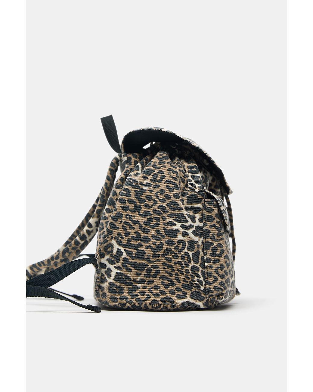 Pull&Bear Gray Print Backpack