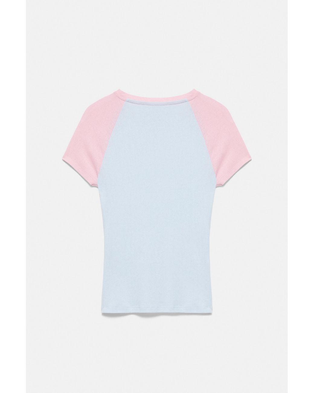 T-Shirt Raglan Contrasté Pull&Bear en coloris Multicolor
