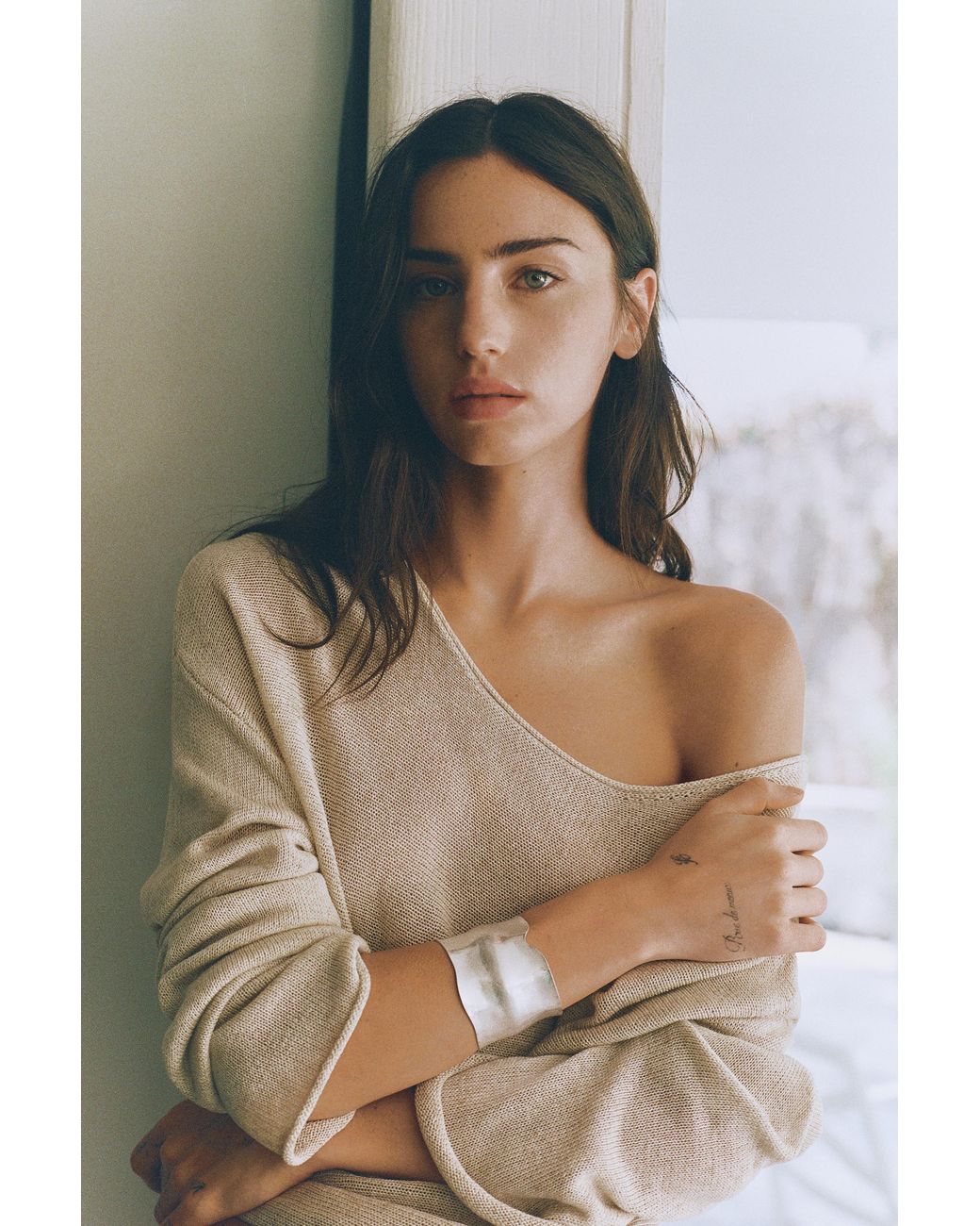 Pull&Bear Metallic Irregular Rigid Arm Cuff