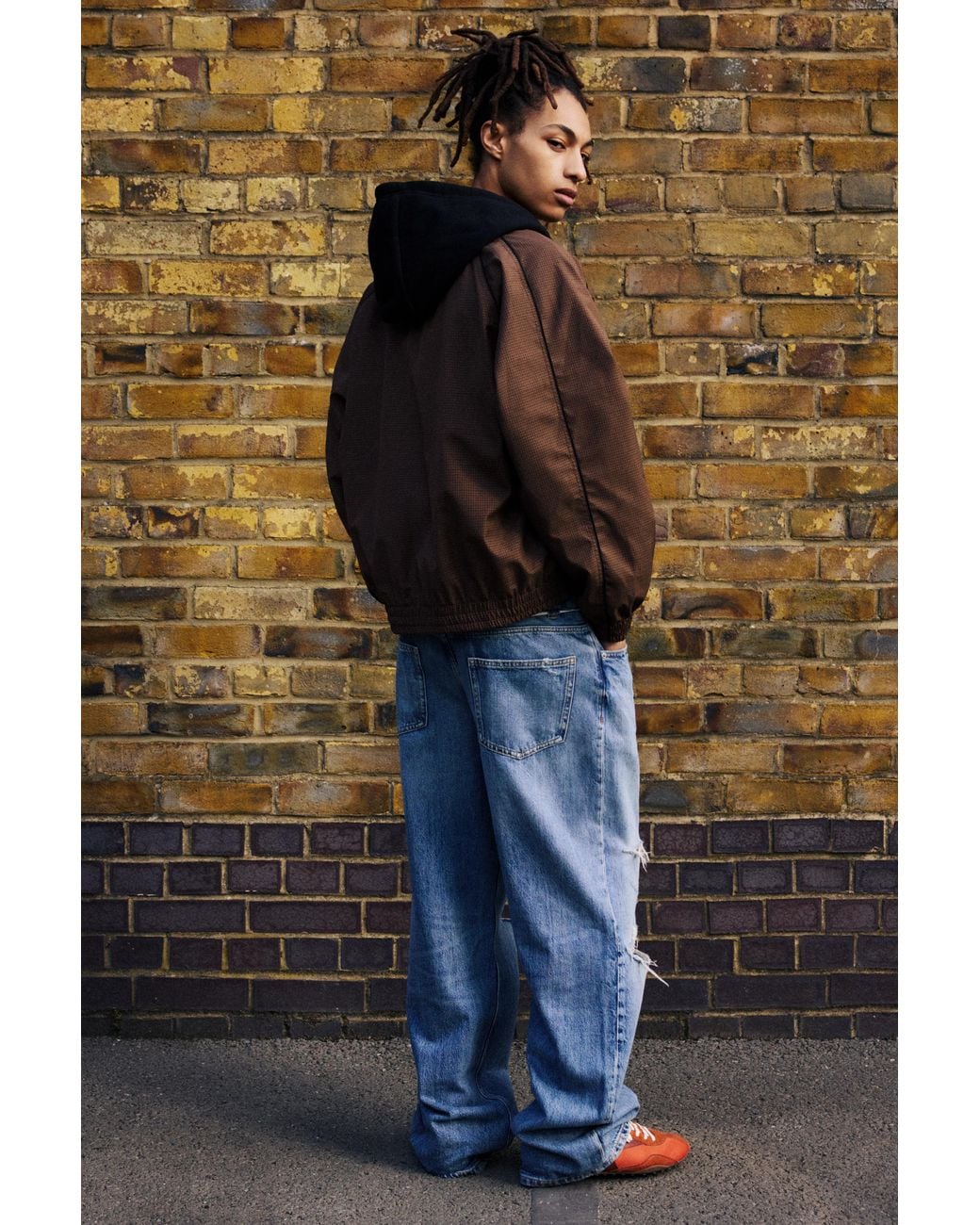 Pull&Bear Brown Stwd Check Jacket for men