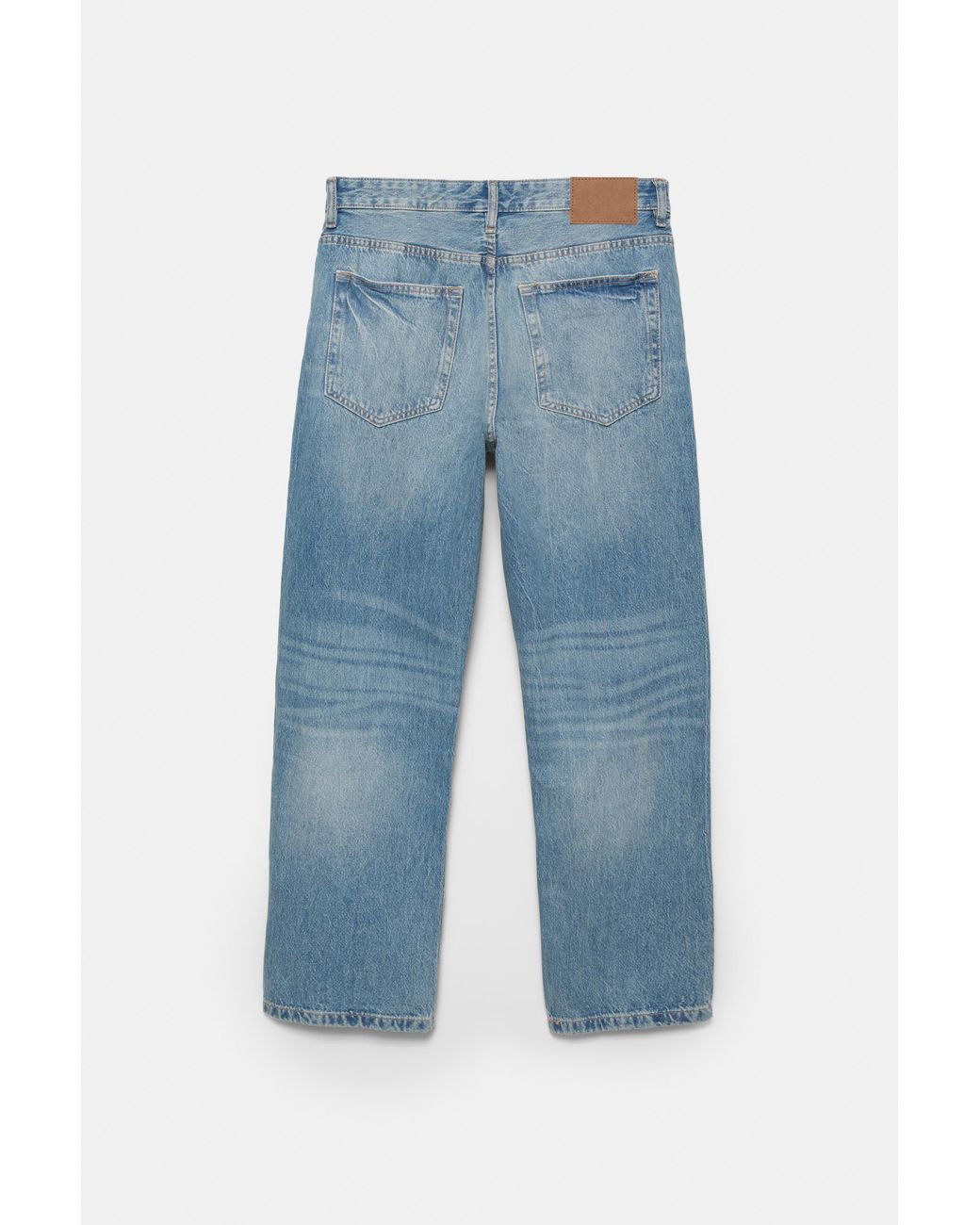 Pull&Bear Recht Model Jeans in het Blue voor heren