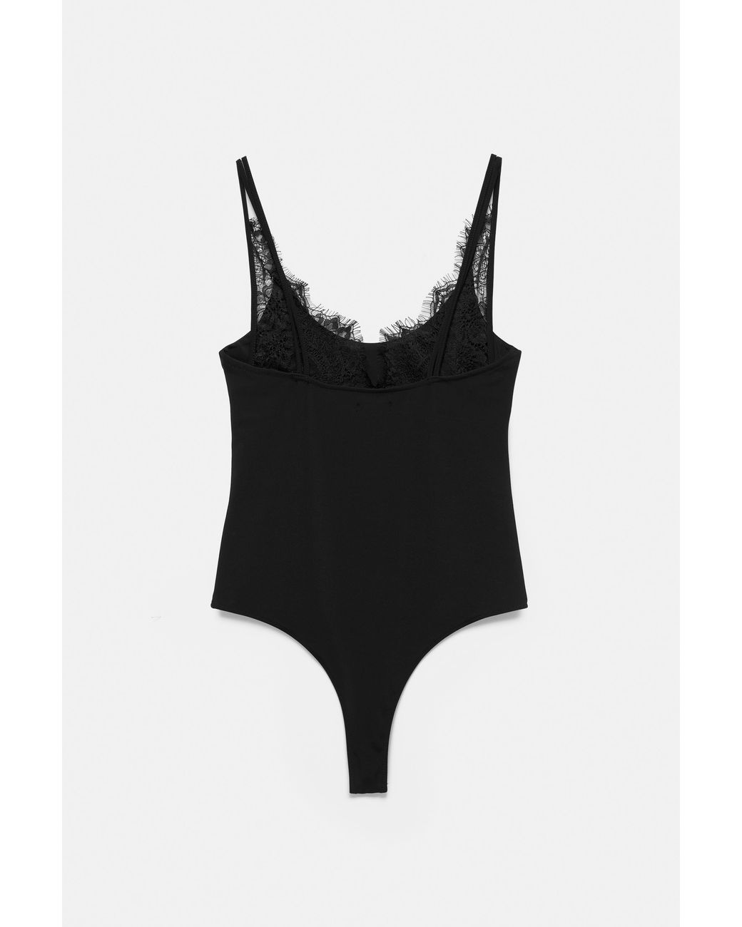 Pull&Bear Blue Strappy Lace Bodysuit