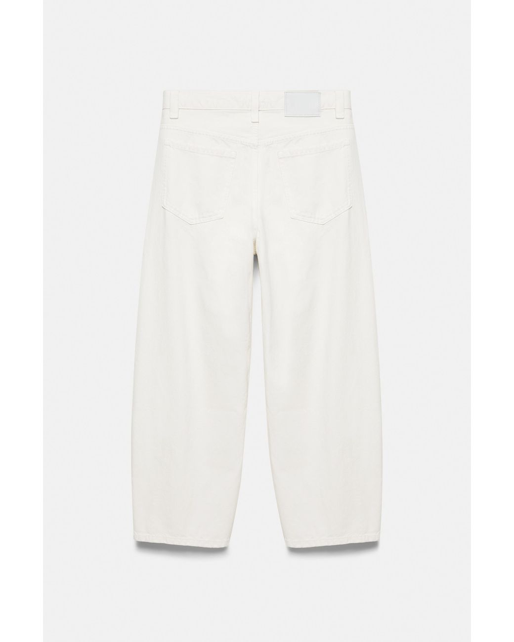 Pull&Bear Baggy Pofmodel Jeans in het White voor heren