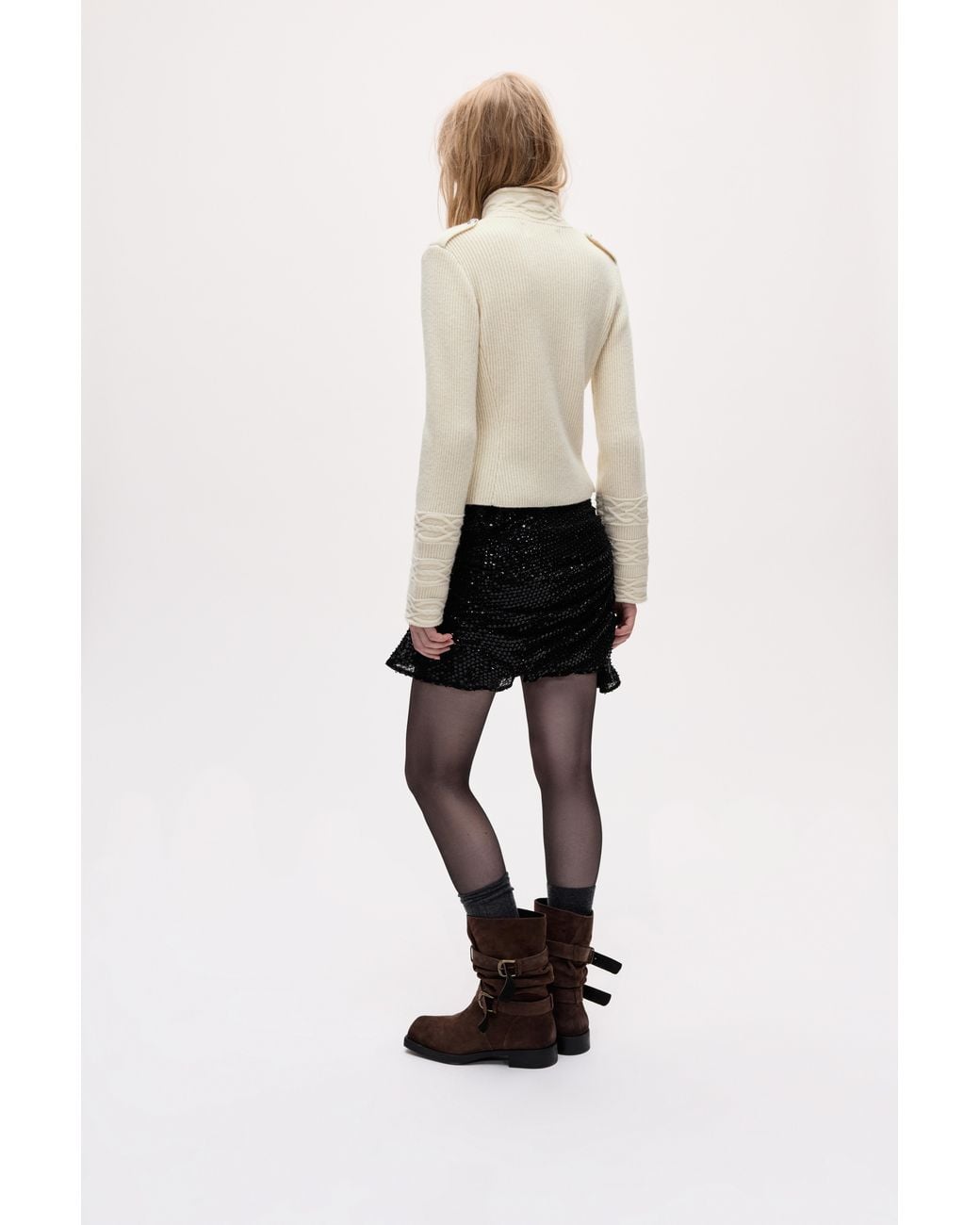 Pull&Bear Natural 100% Wool Cardigan Oscar Ouyang