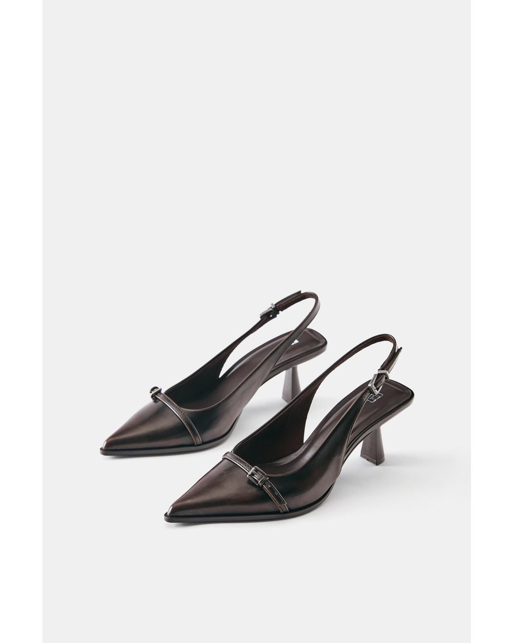 Chaussures À Talon À Boucle Pull&Bear en coloris Red