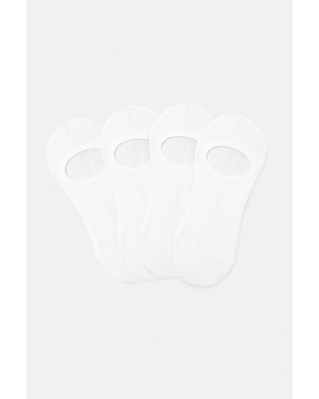 Pull&Bear 4-Pack Korte Sokken in het White voor heren