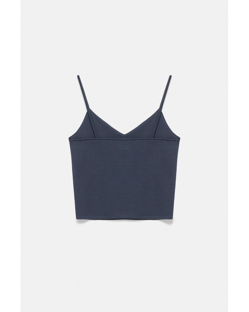 Pull&Bear Blue New York Graphic Strappy Top