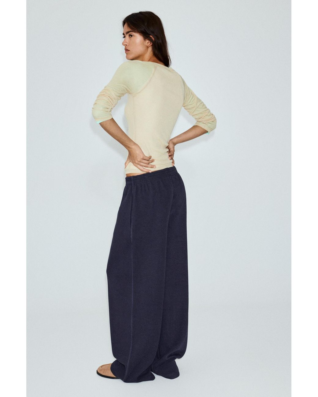 Pull&Bear Blue Heavyweight Jogging Trousers