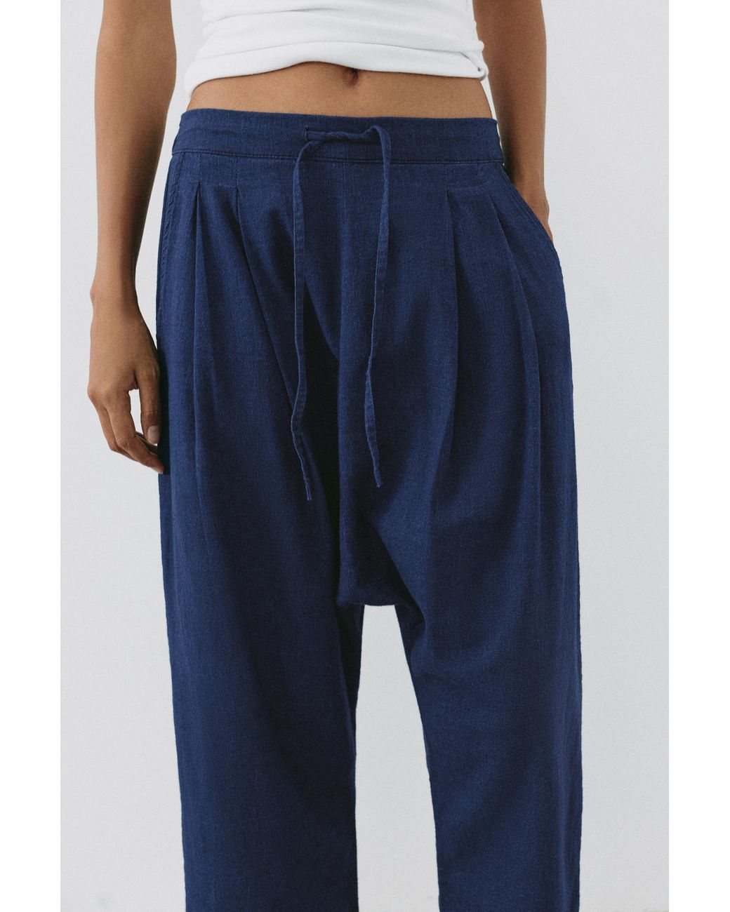 Pull&Bear Zwierige Baggy Jeans in het Blue