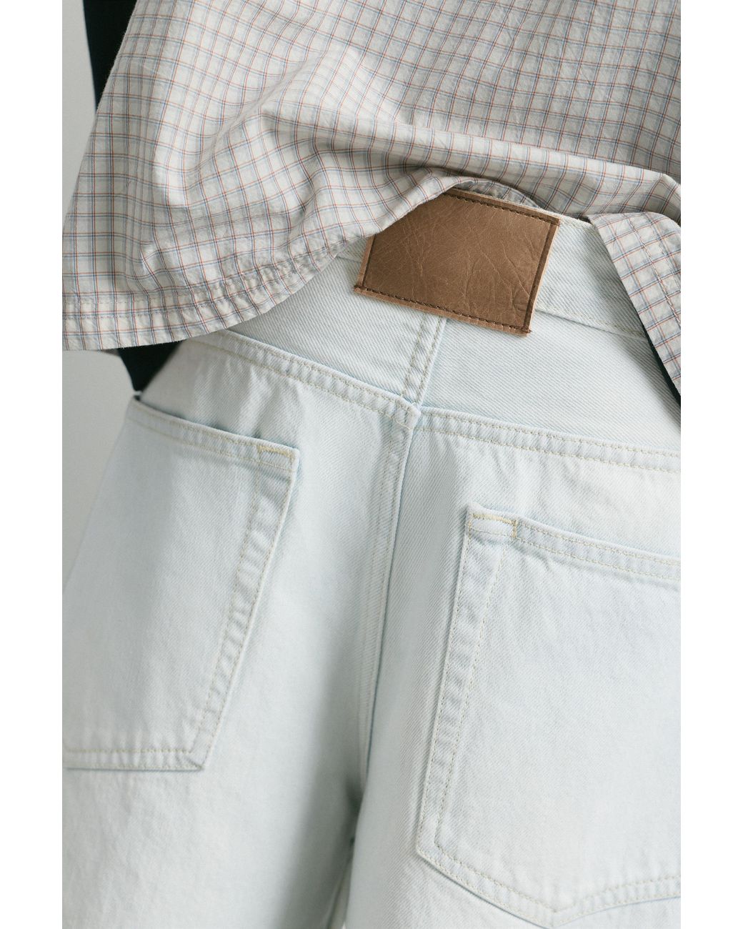 Pull&Bear Gray Wide-Leg Jeans for men