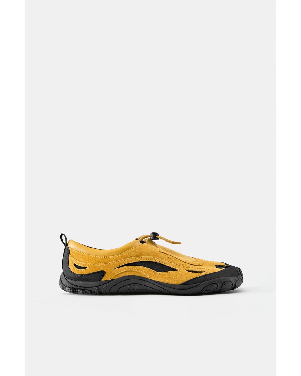 Pull&Bear Brown Often Leather Tabi Trainers for men