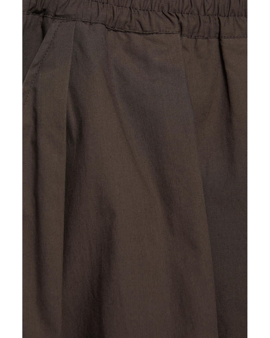 Pull&Bear Brown Long Poplin Skirt