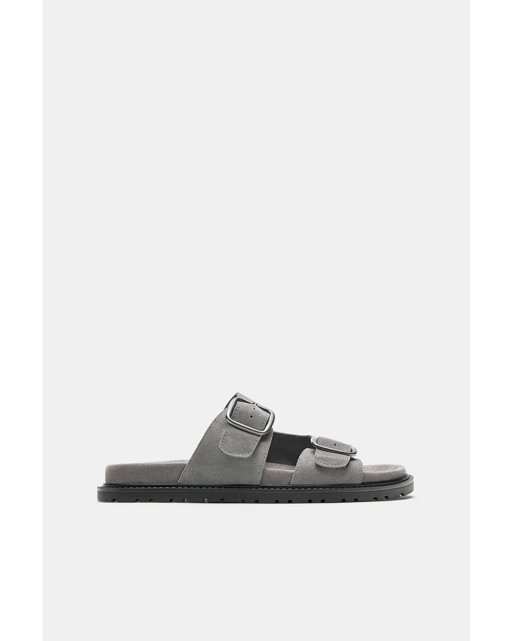 Pull&Bear Sandalen Mit Lederschnallen in White für Herren