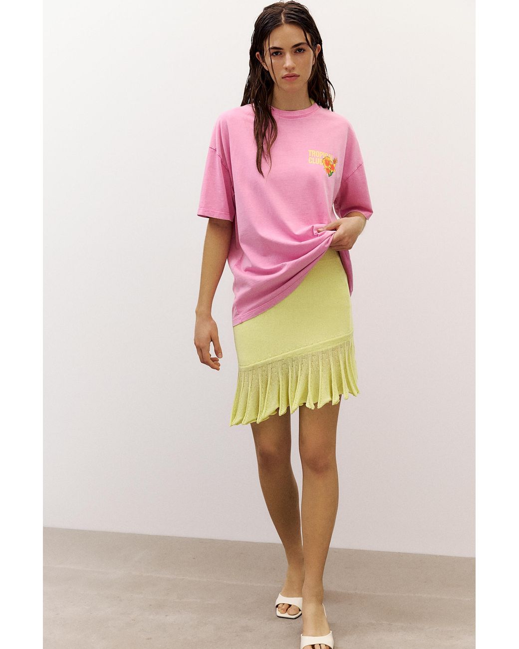 Pull&Bear Multicolor Botafogo Beach Oversize T-Shirt