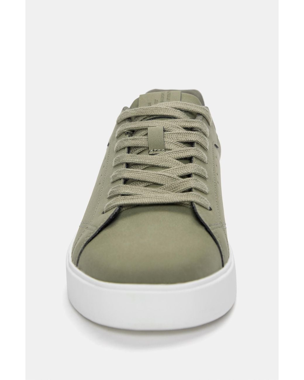 Pull&Bear Blue Basic Trainers With Detail for men