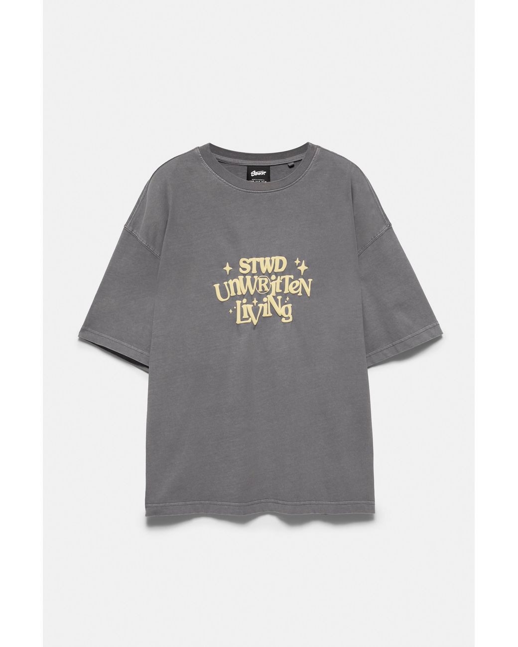 Pull&Bear Red Stwd Unwritten Living T-Shirt for men
