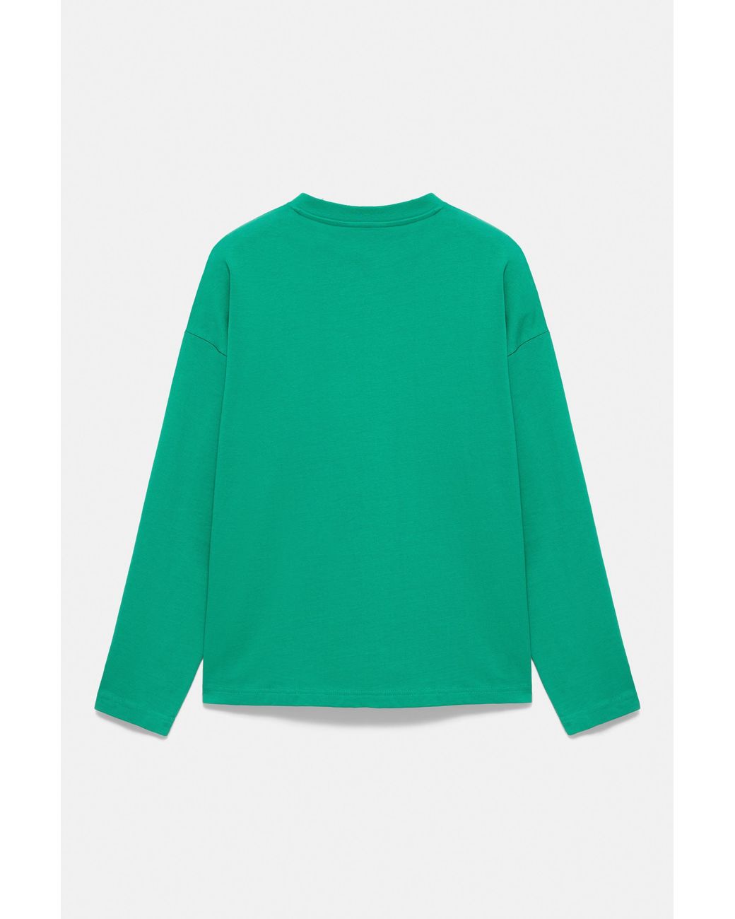 Pull&Bear Green Heavy Weight Relaxed Fit T-Shirt for men