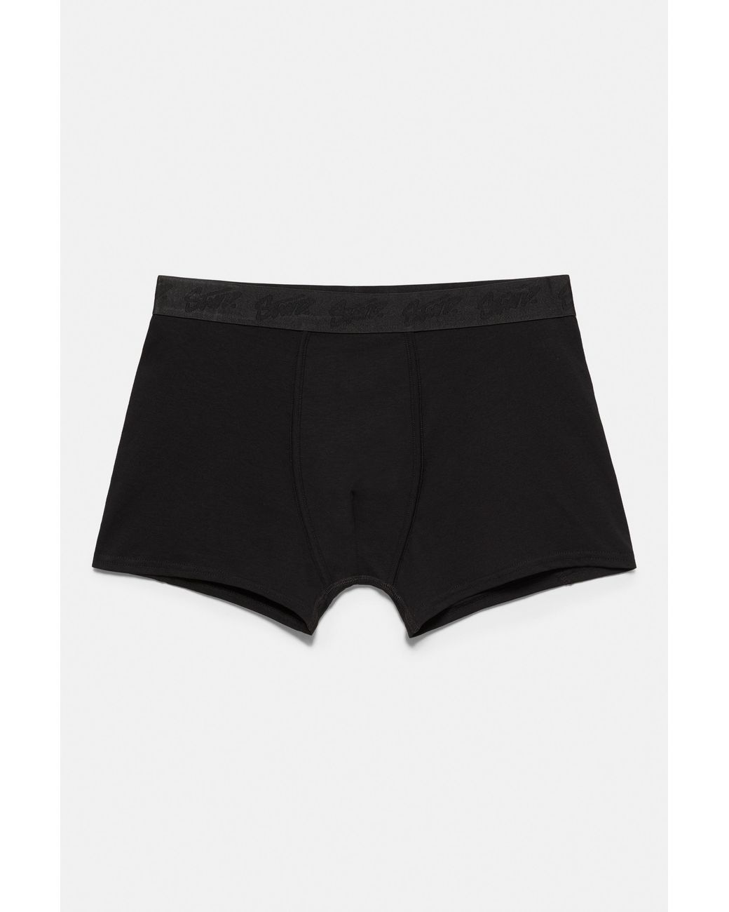 Pull&Bear Black Pack Of 3 Boxers for men