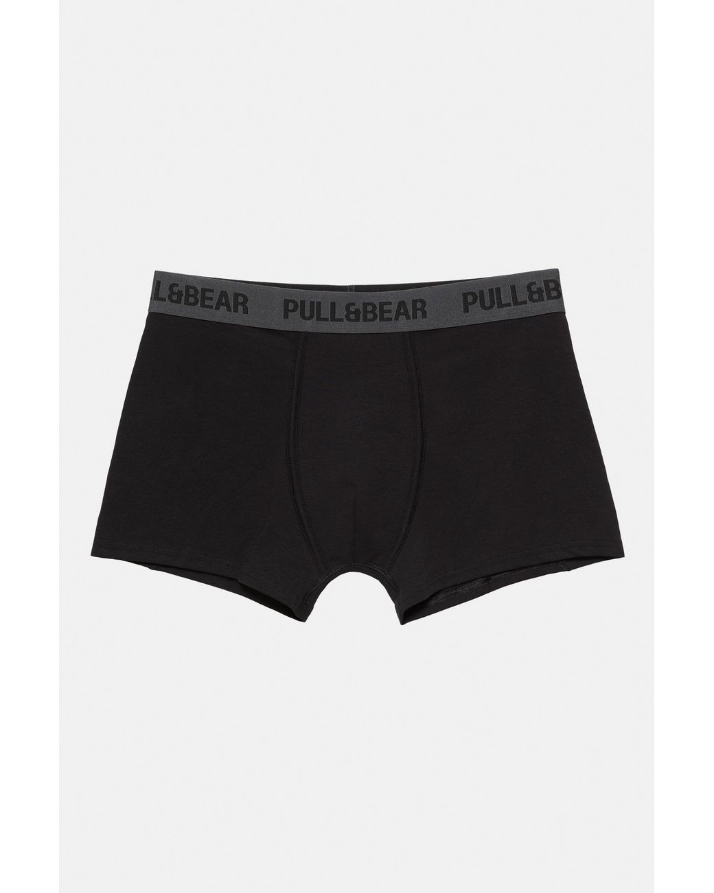 Pull&Bear Black Pack Of 3 Boxers for men