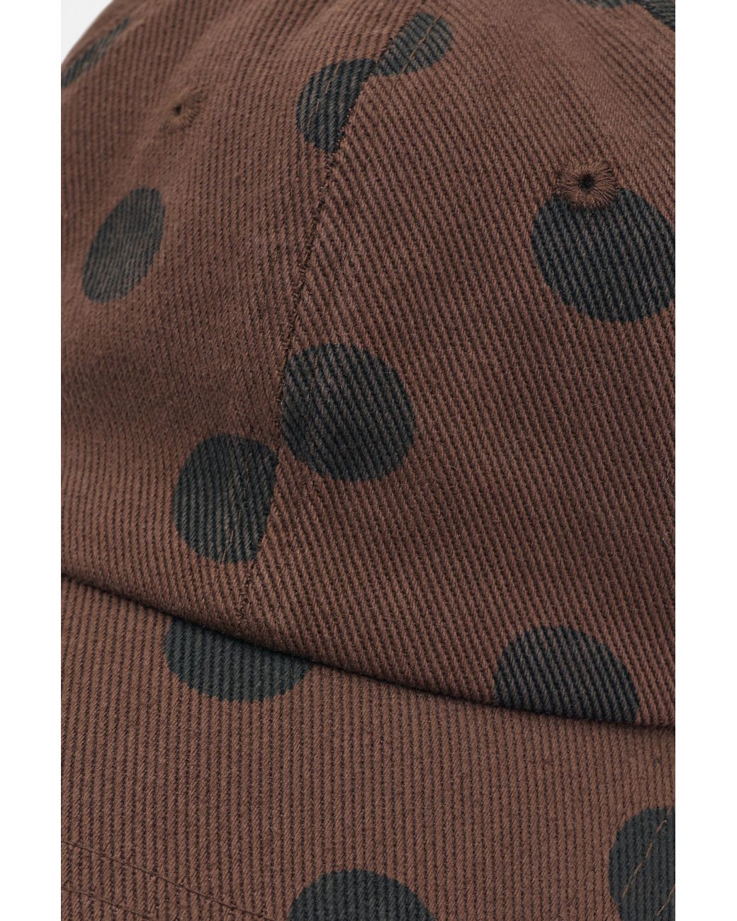 Pull&Bear Brown Polka Dot Cap