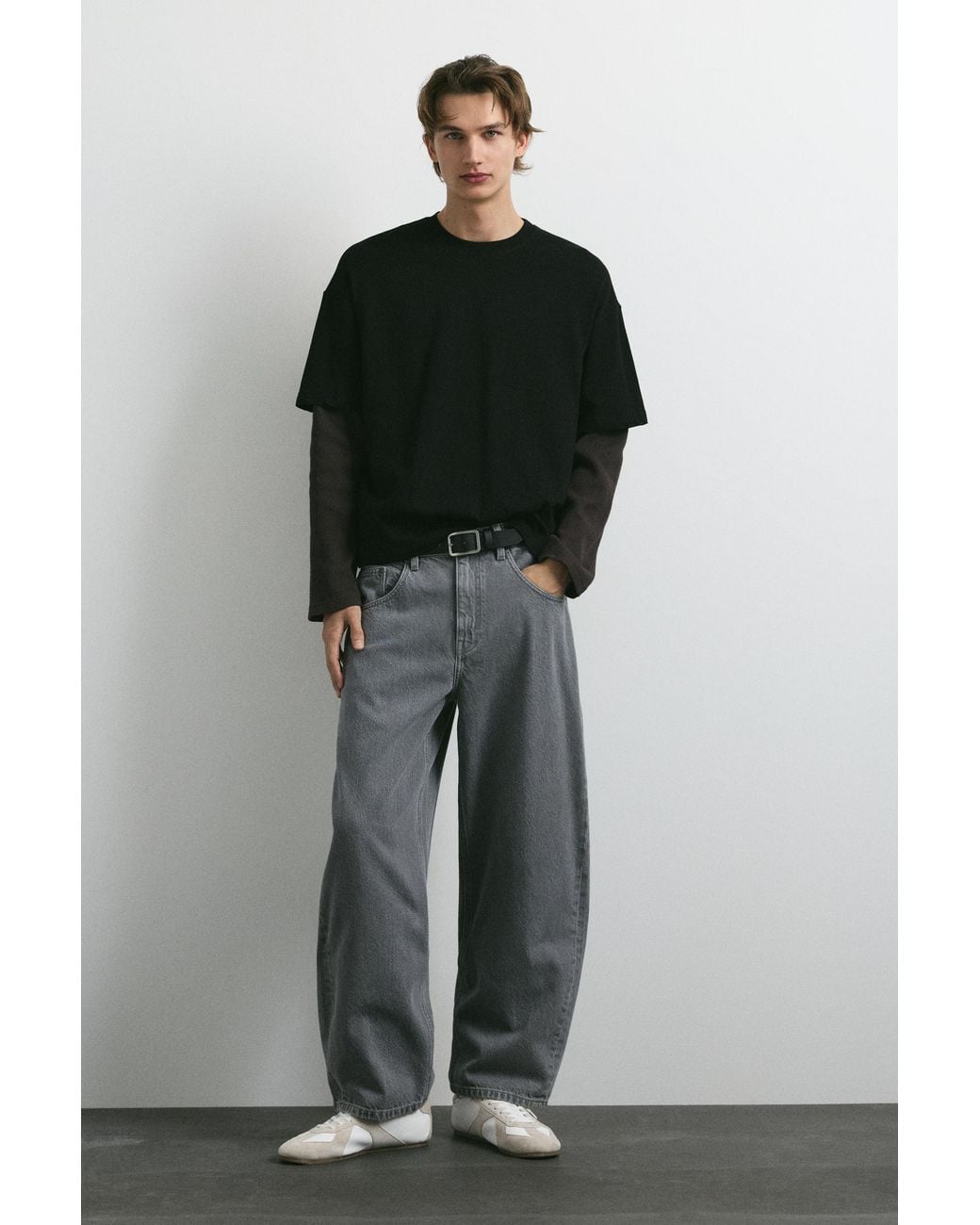 Pull&Bear Barrel Jeans in het Multicolor voor heren