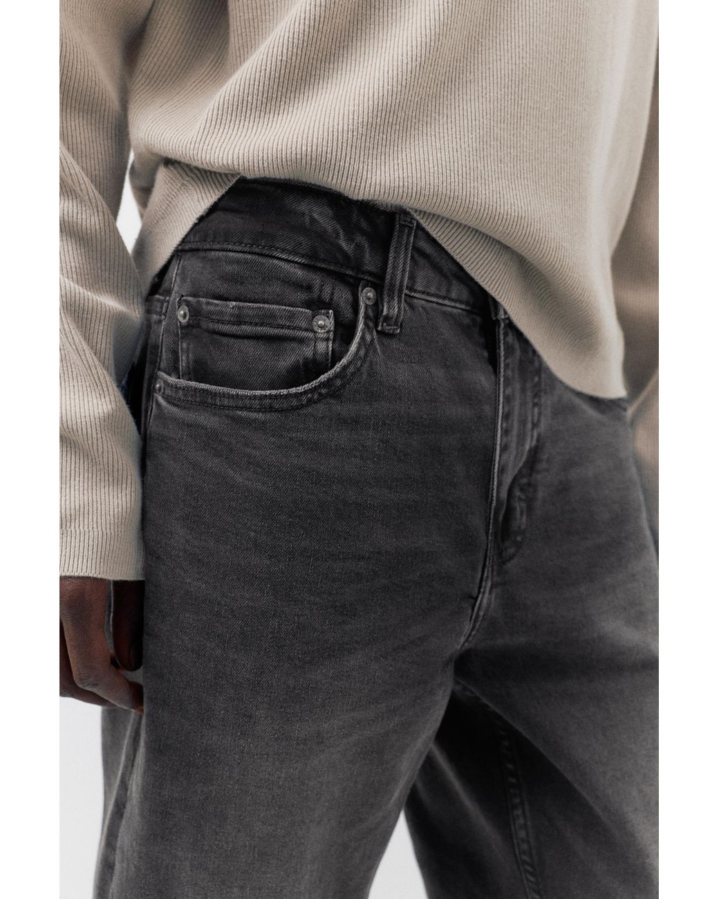 Pull&Bear Slim Jeans in het White voor heren