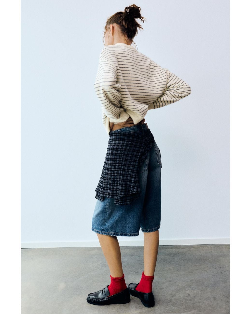 Pull Boxy En Maille Soft Pull&Bear en coloris White