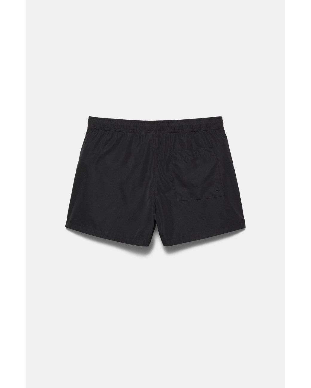 Pull&Bear Basic-Badeanzug in Black für Herren