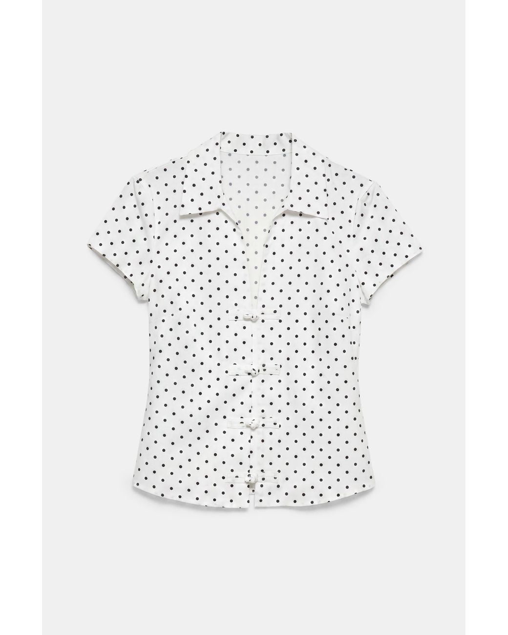 Pull&Bear Blue Short Sleeve Toggle Shirt