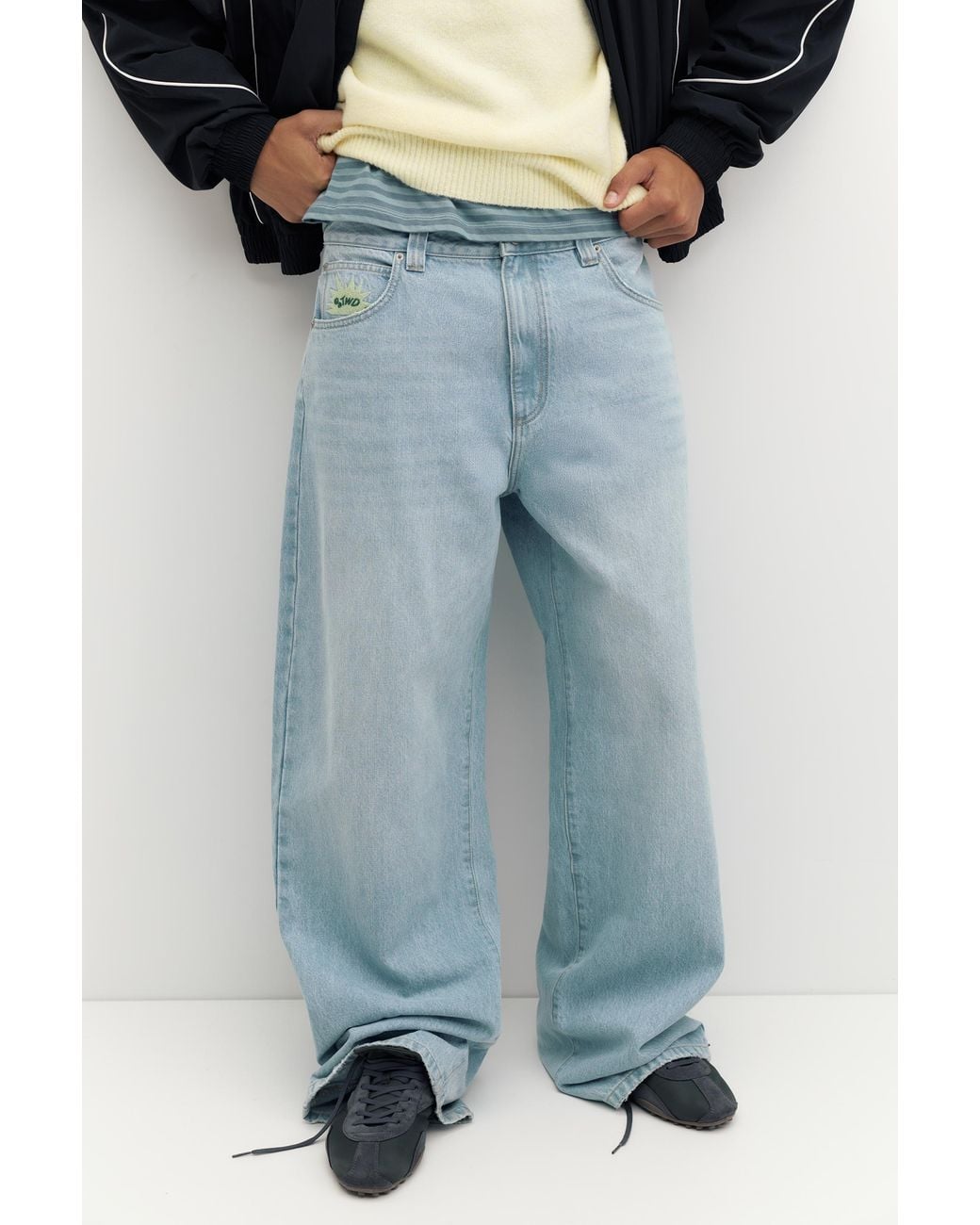 Pull&Bear Blue Multi-Piece Trainers for men