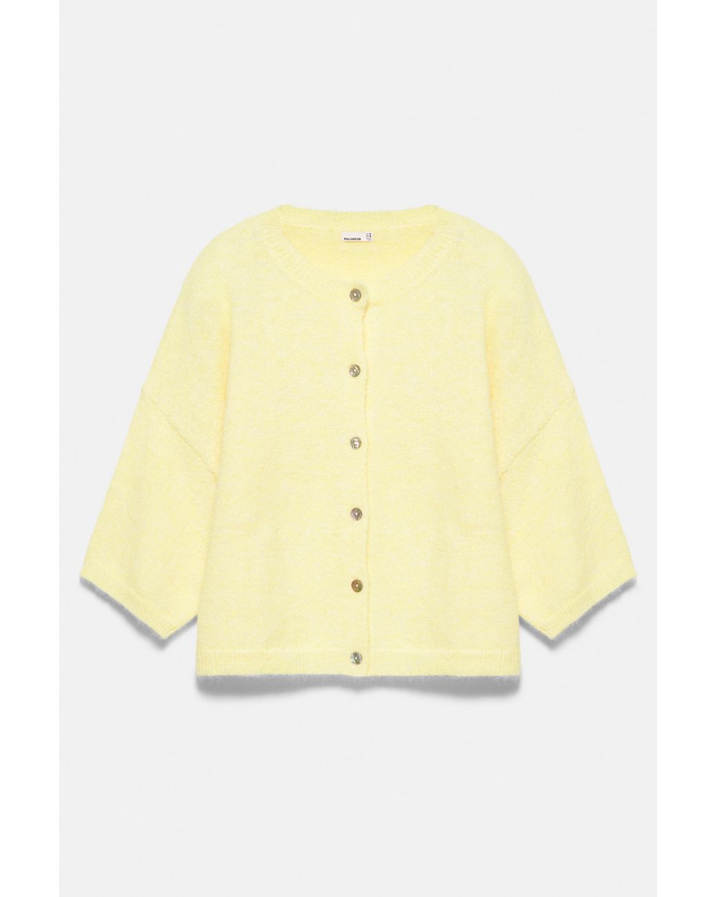 Pull&Bear Gray Short Sleeve Cardigan
