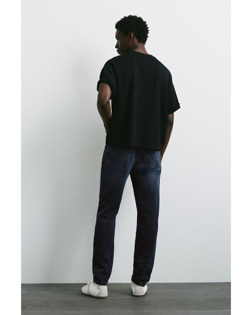 Pull&Bear Slim Jeans in het Black voor heren