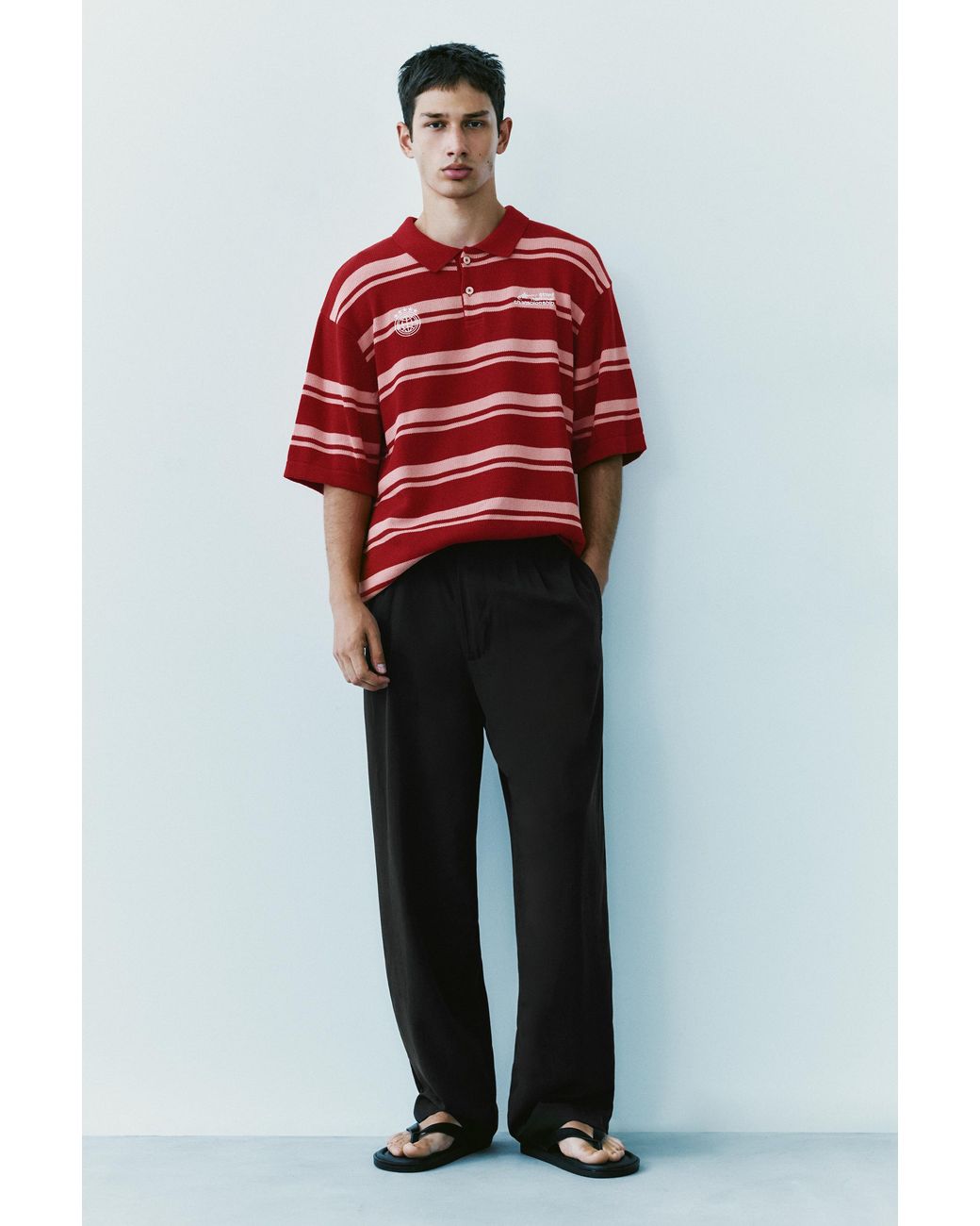 Pull&Bear Green Tailored Jogging Trousers for men
