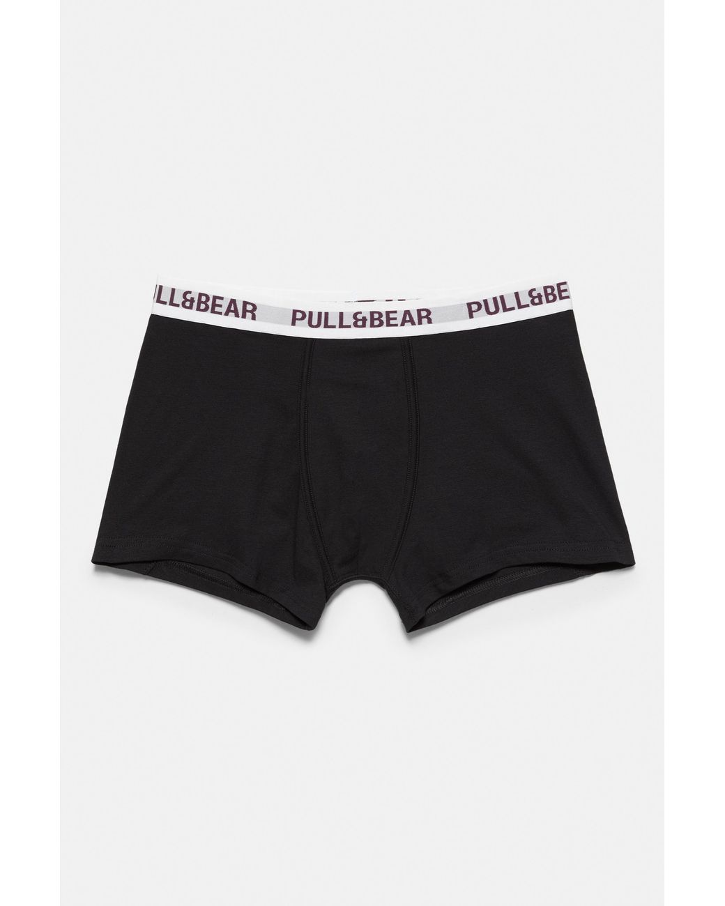 Pull&Bear Black Pack Of 3 Boxers for men