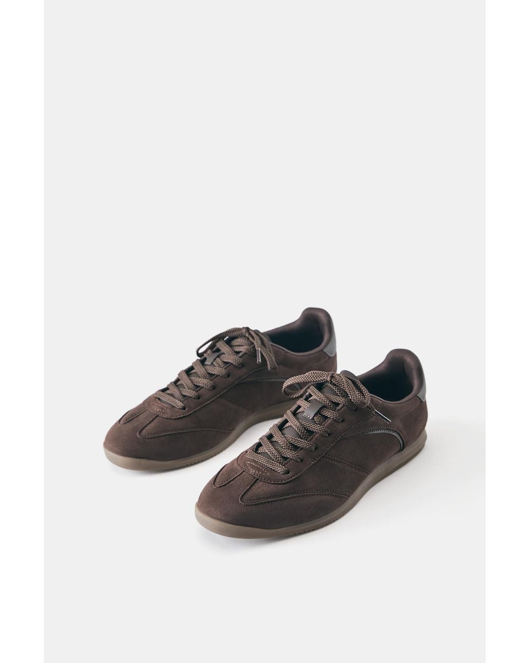 Pull&Bear Black Slim Fit Trainers for men