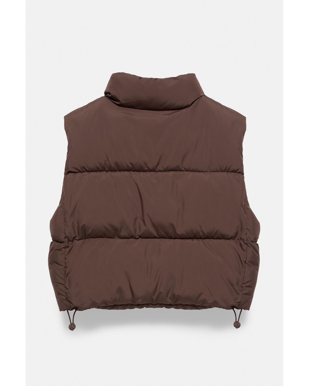 Pull&Bear Brown Padded Gilet